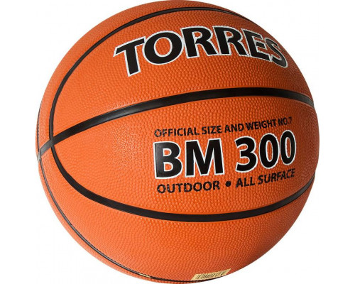 Мяч баскетбольный TORRES BM300, Размер 7