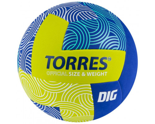 Мяч волейбольный TORRES DIG, размер 5