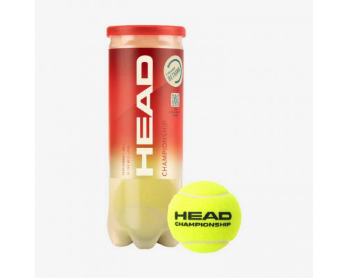Мяч для большого тенниса HEAD Championship 3B,575203, 3 шт, ITF