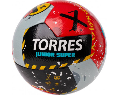 Мяч футбольный TORRES Junior Super, Размер 4