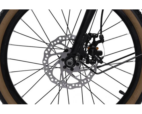 Велосипед 20" LTBIKE WALK, алюминий, складной, рама 11", 8-ск, черный