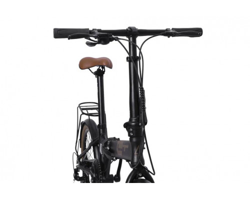 Велосипед 20" LTBIKE WALK, алюминий, складной, рама 11", 8-ск, черный