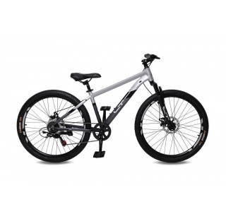 Велосипед 26" LTBIKE BULLET, алюминий, рама 15", 7-ск, диск, тёмно-серый/серый