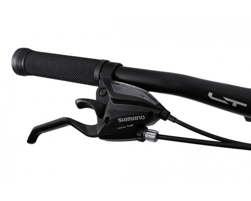 Велосипед 26" LTBIKE BULLET, алюминий, рама 15", 7-ск, диск, тёмно-серый/серый