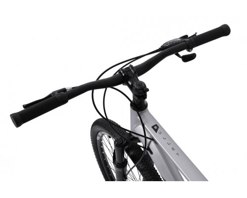 Велосипед 26" LTBIKE BULLET, алюминий, рама 15", 7-ск, диск, тёмно-серый/серый