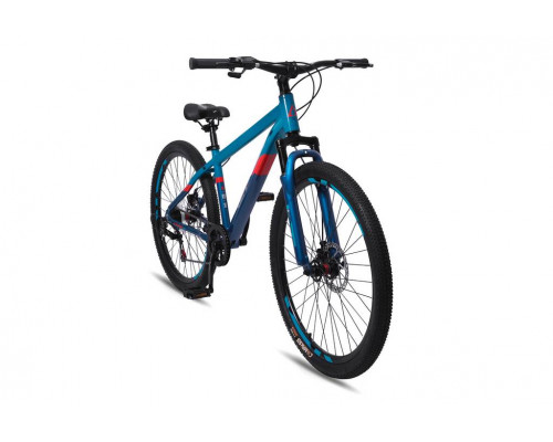 Велосипед 26" LTBIKE BULLET, алюминий, рама 15", 7-ск, диск, тёмно-синий/синий