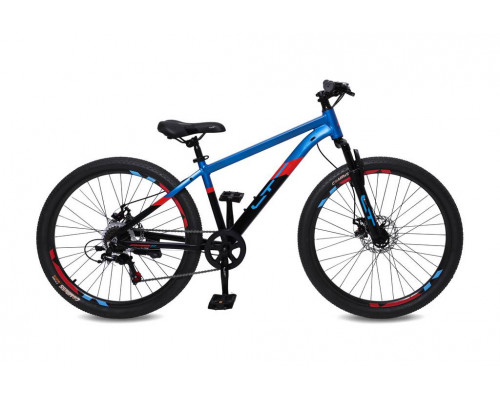 Велосипед 26" LTBIKE BULLET, алюминий, рама 15", 7-ск, диск, черный/синий